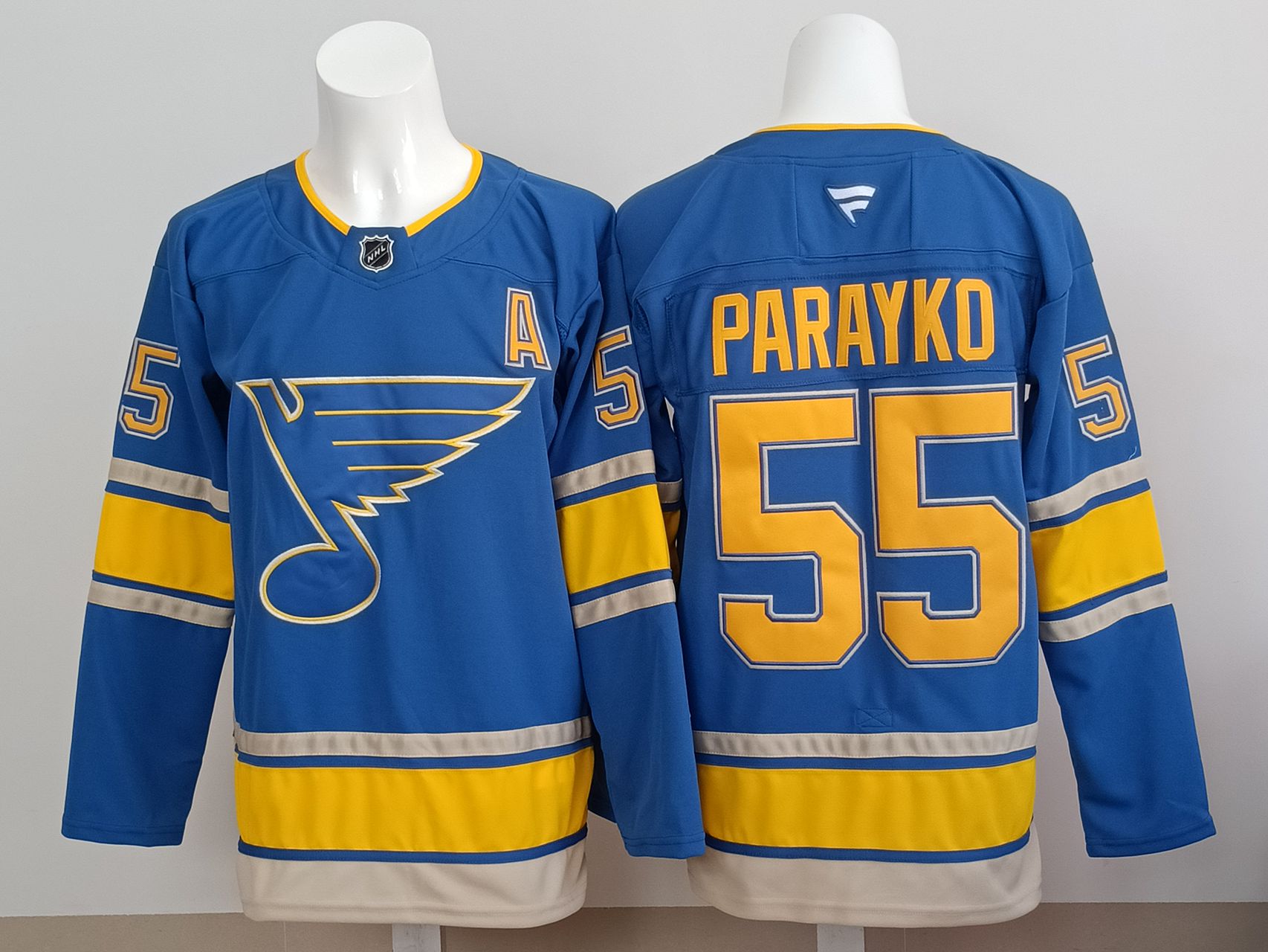 Men 2025 St.Louis Blues #55 Parayko Blue NHL Jersey style 01